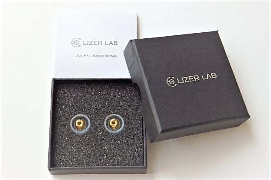 Amazon | LIZER LAB イヤーピースJIJUMA BRASS Mサイズ（Φ12.0